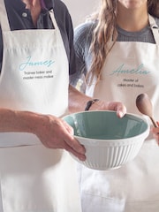 Personalised Couples Matching 100% Cotton Apron by Jonnys Sister - Image 1 of 5