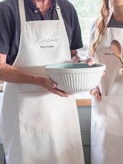 Personalised Couples Matching 100% Cotton Apron by Jonnys Sister - Image 3 of 5