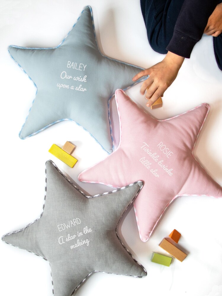 Personalised Handmade Star Cushion by Jonny's Sister - Image 1 of 1