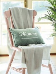 Grey Personalised Velvet Cushion by Jonnys Sister - Image 2 of 4