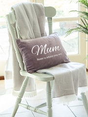 Grey Personalised Velvet Cushion by Jonnys Sister - Image 3 of 4