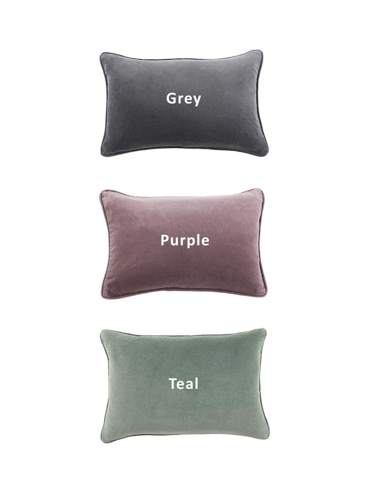 Grey Personalised Velvet Cushion by Jonnys Sister - Image 4 of 4