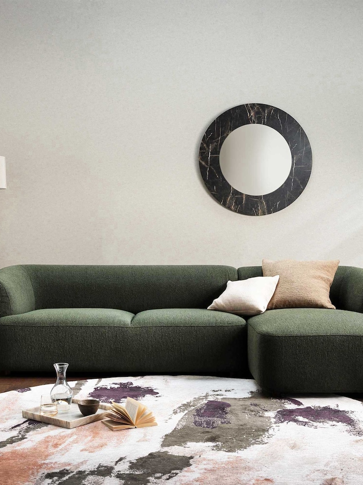 Barker and Stonehouse Green Glen 2 Seater Chaise Sofa - Image 1 of 7