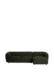 Barker and Stonehouse Green Glen 2 Seater Chaise Sofa - Image 2 of 7