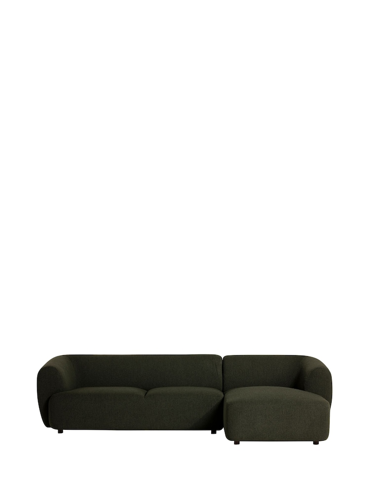 Barker and Stonehouse Green Glen 2 Seater Chaise Sofa - Image 2 of 7