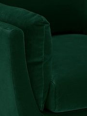 Barker and Stonehouse Green Boone Velvet 2 Seater Sofa - Image 4 of 5