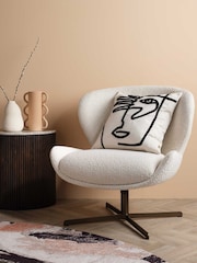 Barker and Stonehouse Neutral Jacques Armchair - Image 1 of 7