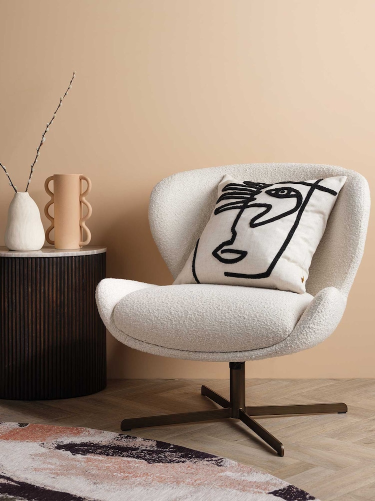 Barker and Stonehouse Neutral Jacques Armchair - Image 1 of 7