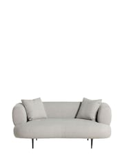 Barker and Stonehouse Neutral Romolo Loveseat - Image 2 of 6