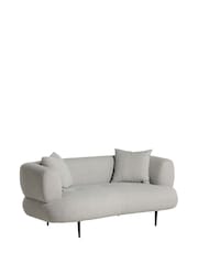 Barker and Stonehouse Neutral Romolo Loveseat - Image 3 of 6