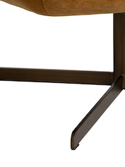 Barker and Stonehouse Brown Milne Swivel Armchair - Image 5 of 7
