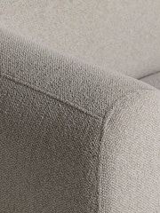Barker and Stonehouse Neutral Curved 3 Seater Sofa - Image 4 of 7