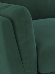 Barker and Stonehouse Green Boone Velvet 3 Seater Sofa - Image 4 of 5