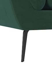Barker and Stonehouse Green Boone Velvet 3 Seater Sofa - Image 5 of 5