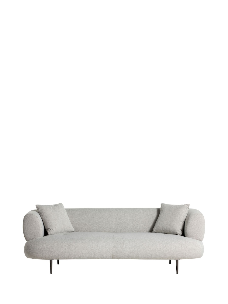 Barker and Stonehouse Neutral Romolo 3 Seater Sofa - Image 2 of 7