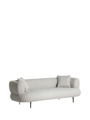 Barker and Stonehouse Neutral Romolo 3 Seater Sofa - Image 3 of 7