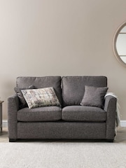 Barker and Stonehouse Green Ballingdon Fabric 2 Seater Sofabed - Image 1 of 5