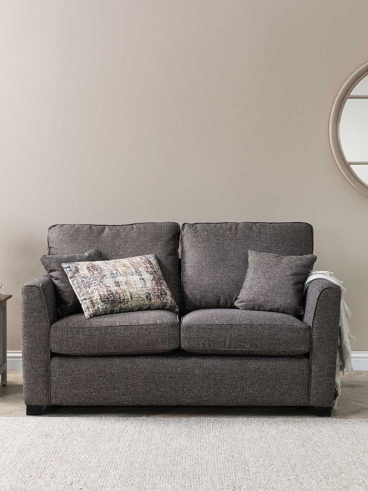 Barker and Stonehouse Green Ballingdon Fabric 2 Seater Sofabed - Image 1 of 5