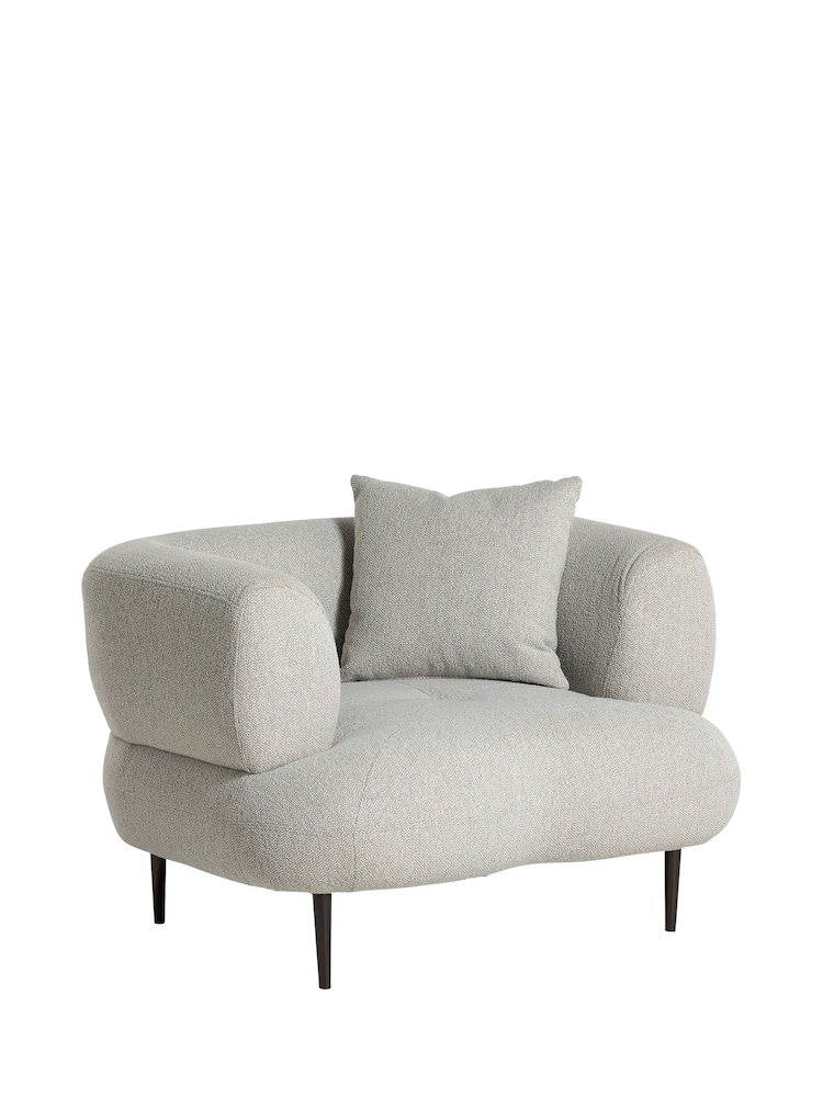 Barker and Stonehouse Neutral Romolo Armchair - Image 2 of 6