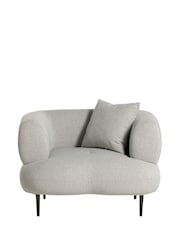 Barker and Stonehouse Neutral Romolo Armchair - Image 3 of 6