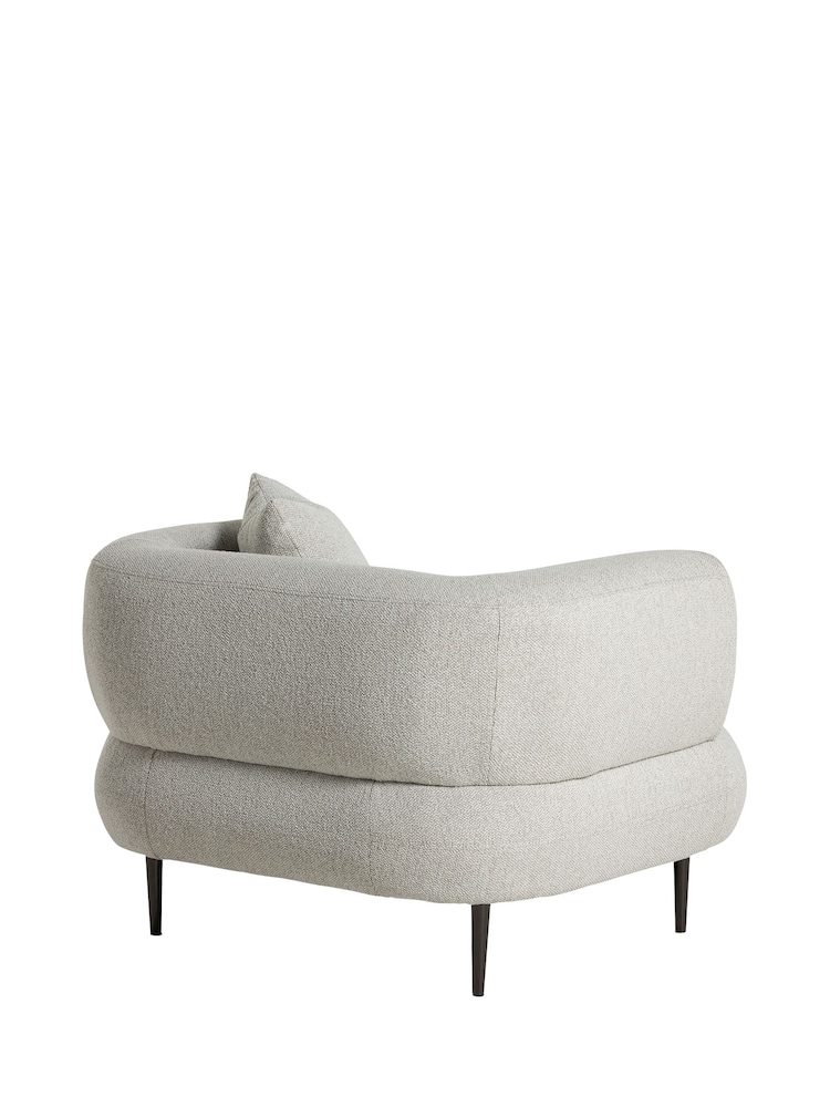 Barker and Stonehouse Neutral Romolo Armchair - Image 6 of 6