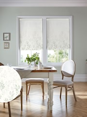 Laura Ashley Natural Lockwood Made to Measure 100% Cotton Roman Blind - Image 1 of 6
