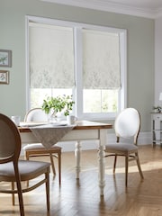 Laura Ashley Natural Lockwood Made to Measure 100% Cotton Roman Blind - Image 5 of 6