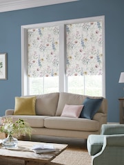 Laura Ashley Delphinium Blue Alford Meadow Made to Measure 100% Cotton Roman Blind - Image 5 of 6
