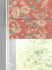 Laura Ashley Terracotta Orange Aylworth Trail Made to Measure 100% Cotton Roman Blind - Image 2 of 6