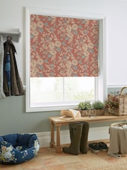 Laura Ashley Terracotta Orange Aylworth Trail Made to Measure 100% Cotton Roman Blind - Image 5 of 6