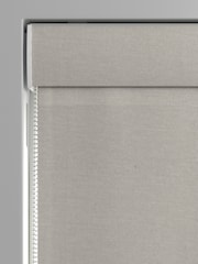 Laura Ashley Pale French Grey Middleton Velvet Made to Measure Roman Blind - Image 3 of 6