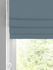 Laura Ashley Newport Blue Middleton Made to Measure Roman Blind - Image 2 of 6