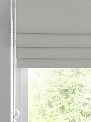 Laura Ashley Steel Grey Middleton Velvet Made to Measure Roman Blind - Image 2 of 6