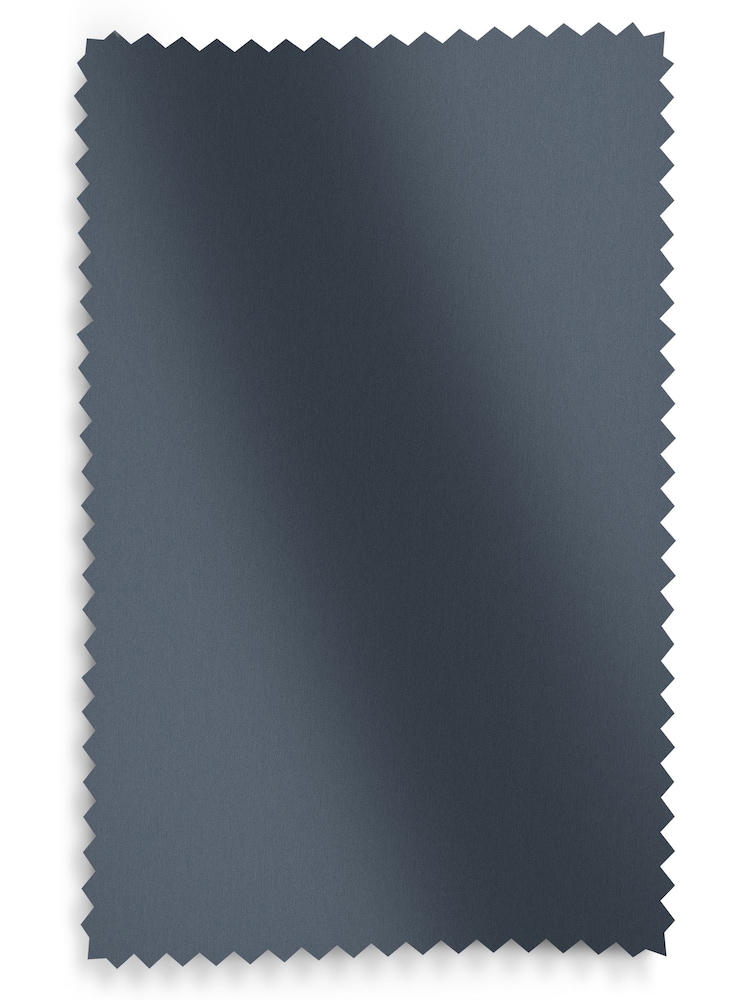 Laura Ashley Midnight Seaspray Blue Middleton Velvet Made to Measure Roman Blind - Image 6 of 6