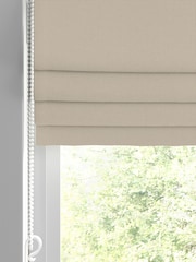 Laura Ashley Twine Cream Middleton Velvet Made to Measure Roman Blind - Image 2 of 6