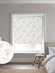 Laura Ashley Dover Grey Walled Garden Made to Measure 100% Cotton Roman Blind - Image 1 of 6
