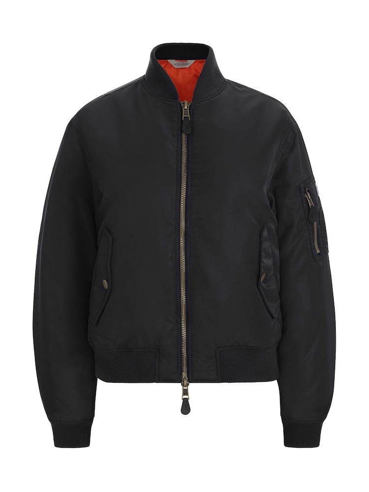 GUESS JEANS Black Bomber Jacket - Image 6 of 6
