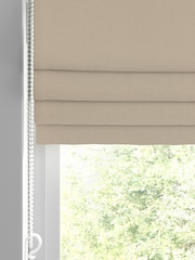 Laura Ashley Truffle Natural Middleton Made to Measure Roman Blind - Image 2 of 6