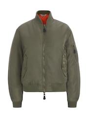 GUESS JEANS Khaki Green Bomber Jacket - Image 5 of 5