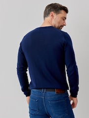 Oliver Sweeney Merino Wool Crew Neck Jumper - Image 2 of 6