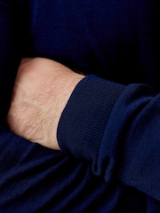 Oliver Sweeney Merino Wool Crew Neck Jumper - Image 5 of 6