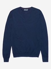 Oliver Sweeney Merino Wool Crew Neck Jumper - Image 6 of 6