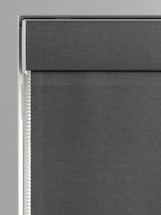 Laura Ashley Pale Charcoal Grey Middleton Velvet Made to Measure Roman Blind - Image 3 of 6