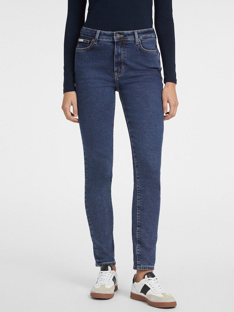 GUESS JEANS Blue High Rise Skinny Jeans - Image 1 of 7