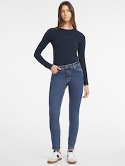 GUESS JEANS Blue High Rise Skinny Jeans - Image 2 of 7