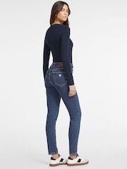 GUESS JEANS Blue High Rise Skinny Jeans - Image 3 of 7