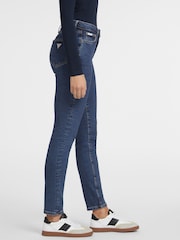 GUESS JEANS Blue High Rise Skinny Jeans - Image 5 of 7