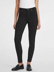 GUESS JEANS Black High Rise Skinny Jeans - Image 1 of 9