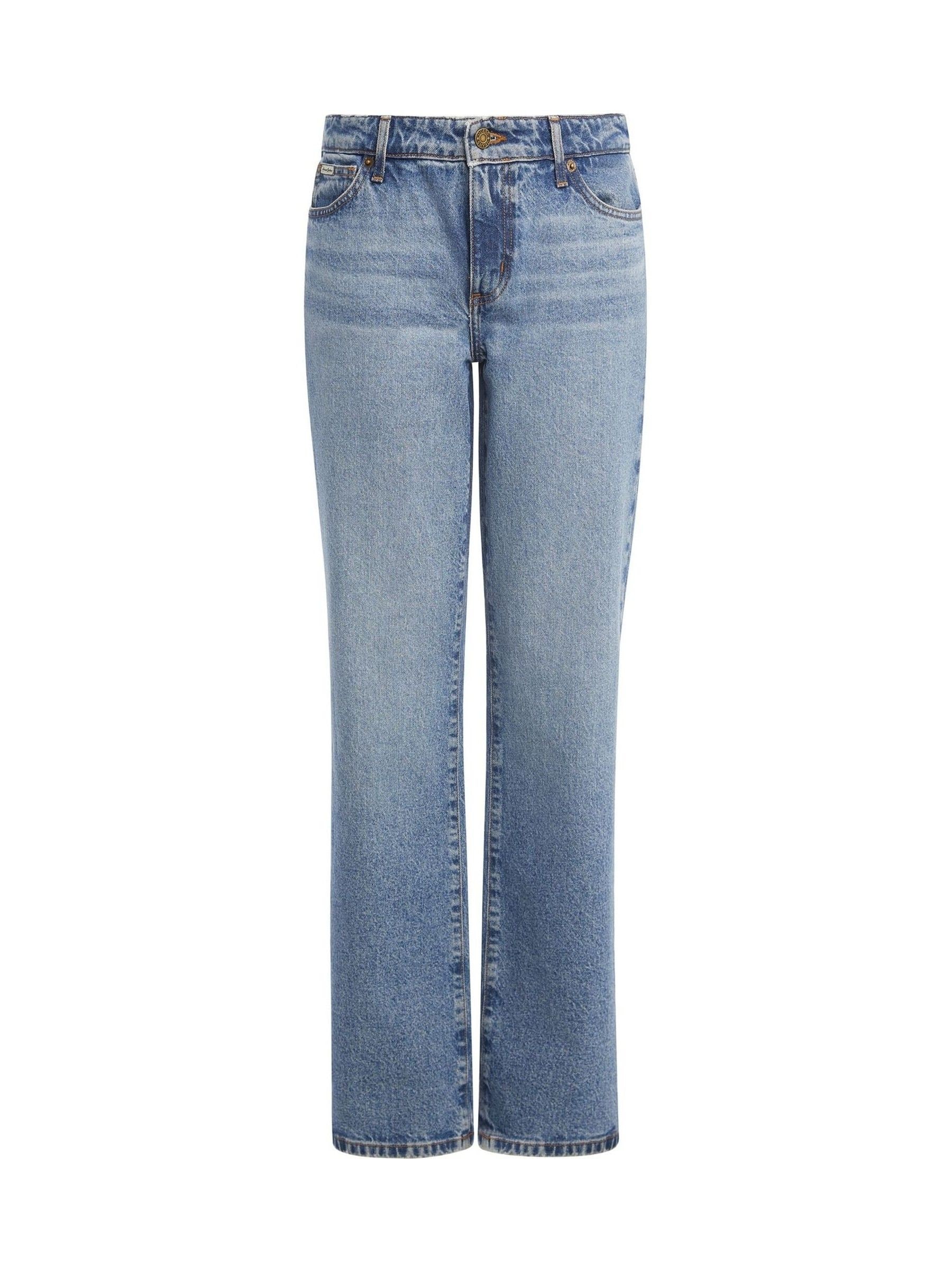Buy GUESS JEANS Blue Mid Rise Straight Leg Jeans from Next USA Buy GUESS JEANS Blue Mid Rise Straight Leg Jeans from Next USA