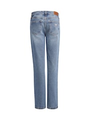 GUESS JEANS Blue Mid Rise Straight Leg Jeans - Image 8 of 9